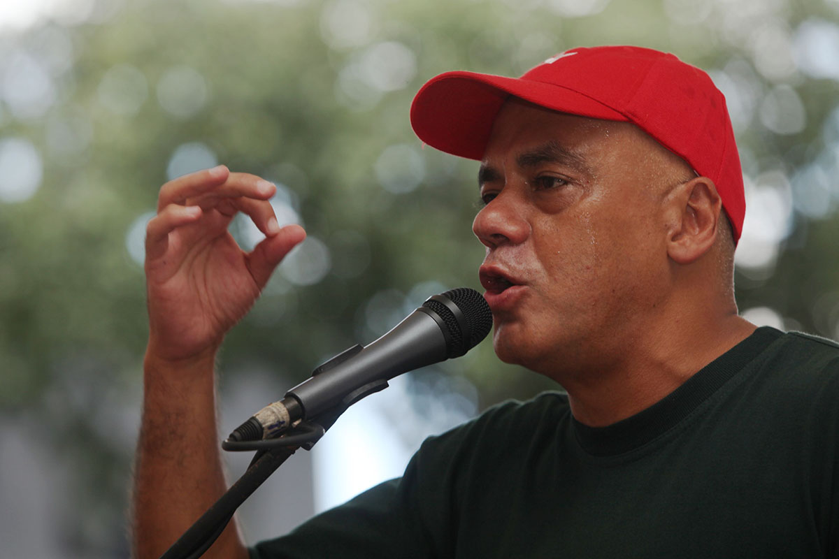 Jorge Rodríguez desestima campaña electoral opositora