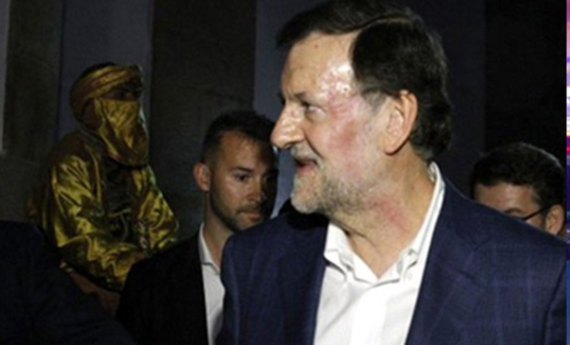 Agresión a Rajoy en Pontevedra: le propinan un fuerte golpe en la cara