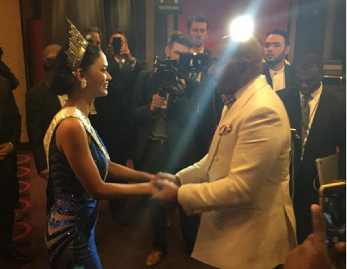 Así se disculpó Steve Harvey con Miss Filipinas detrás del escenario