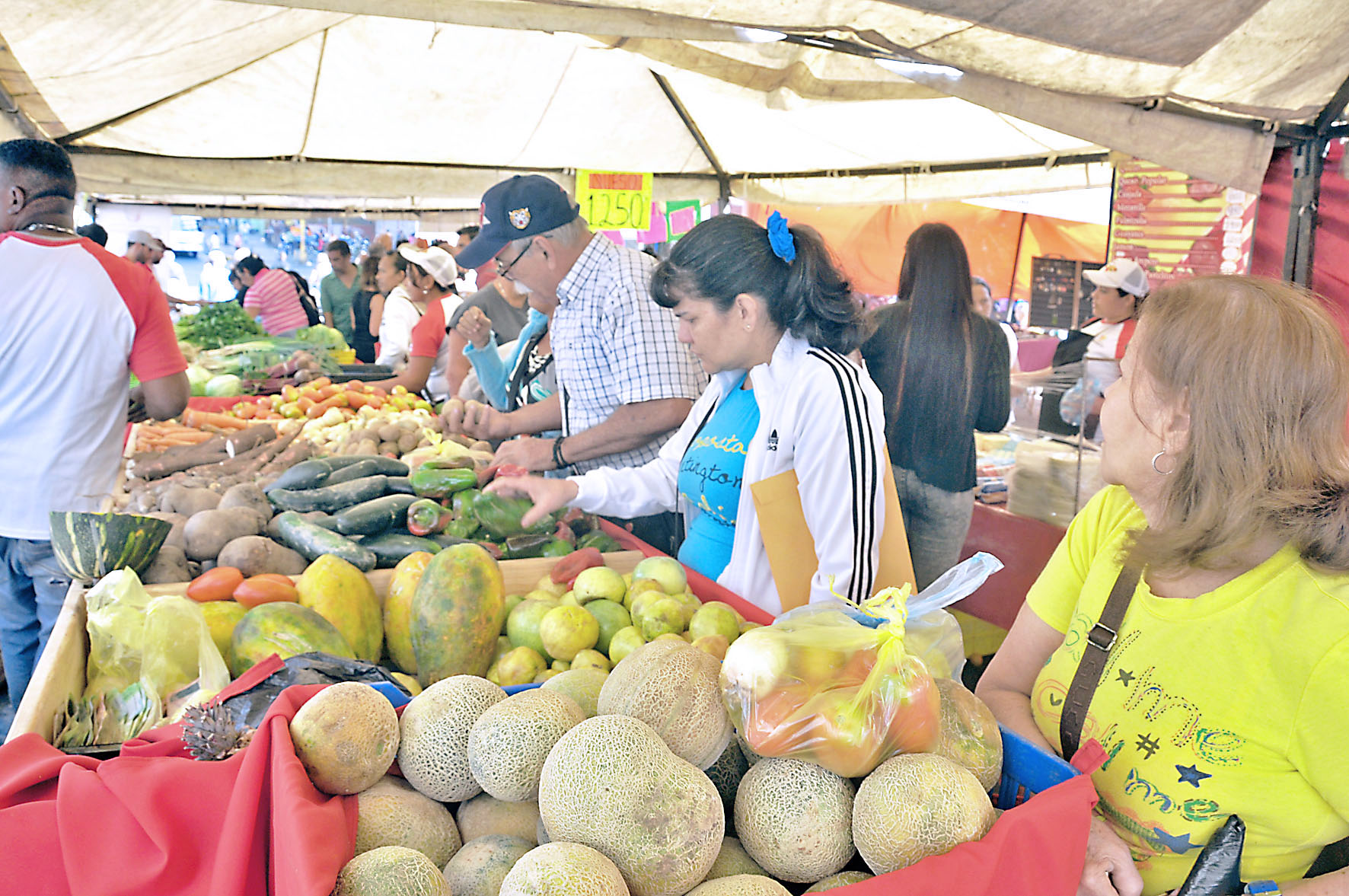 Vendieron 17 toneladas de alimentos