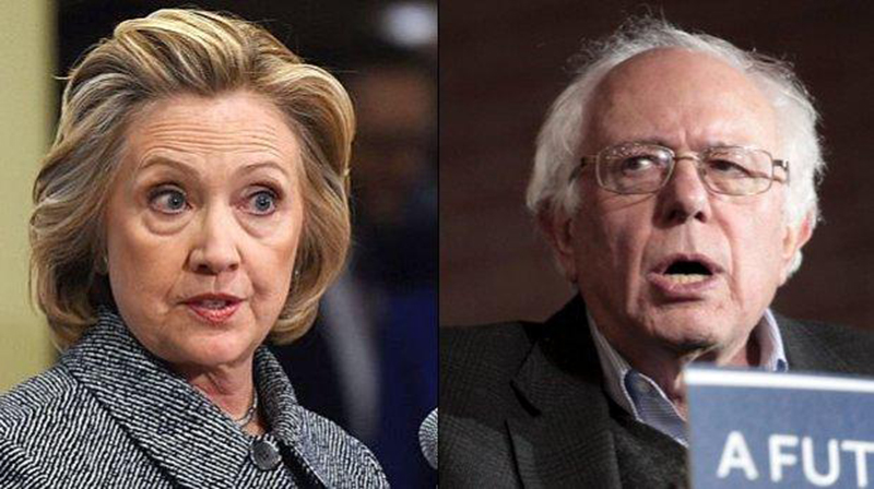 Clinton y Sanders lideran en elecciones primarias de EE.UU.