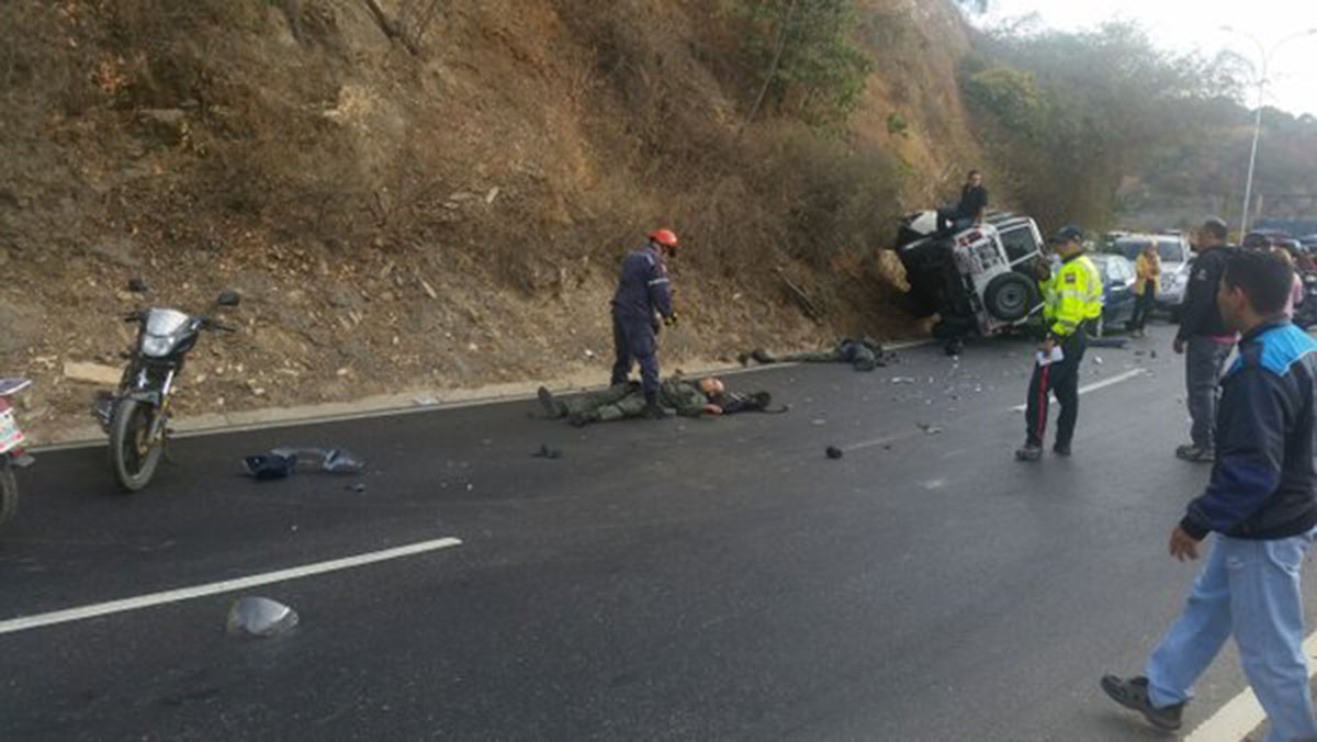 Accidente en la Panamericana dejó muerto a un Guardia Nacional Diario