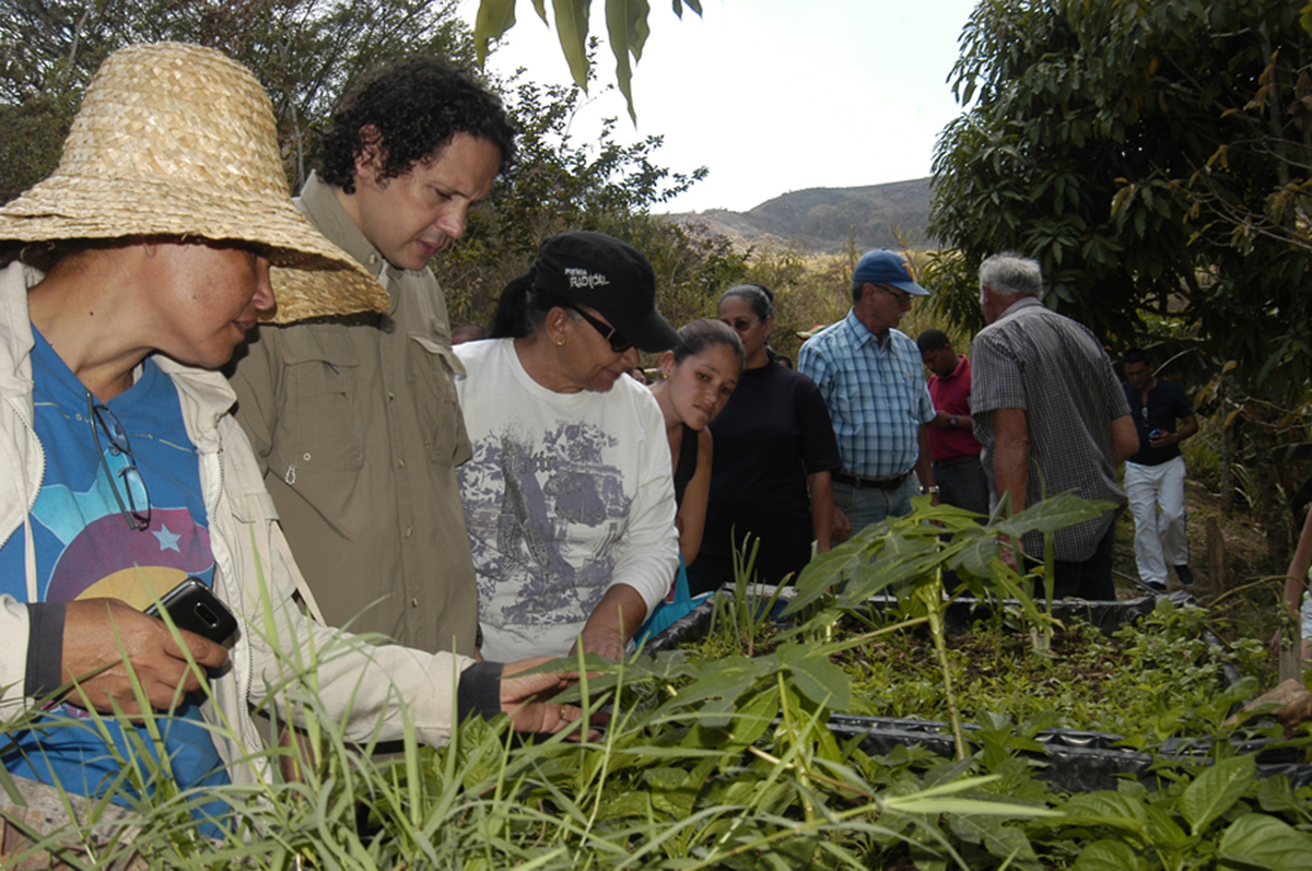 Garcés impulsó Plan de Agricultura Urbana desde Alto Verde