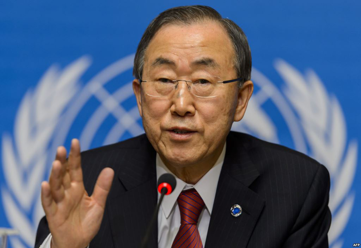 Ban Ki Moon dice que la situación en Siria es “insostenible”