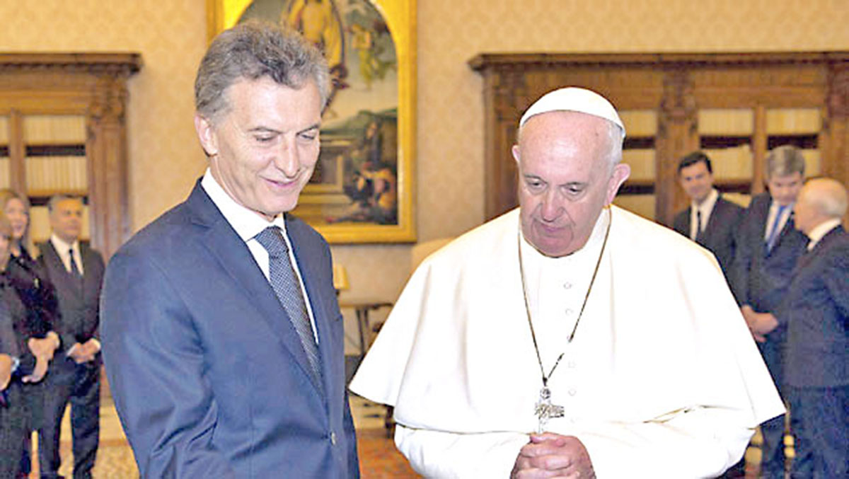 El papa y Macri se reunieron en el Vaticano