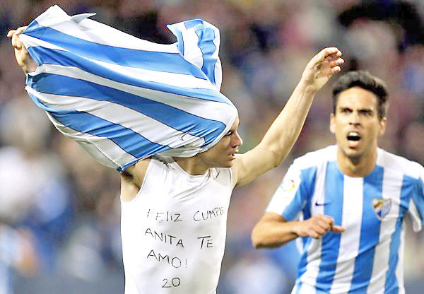 Un golazo de Juanpi le dio la victoria al Málaga