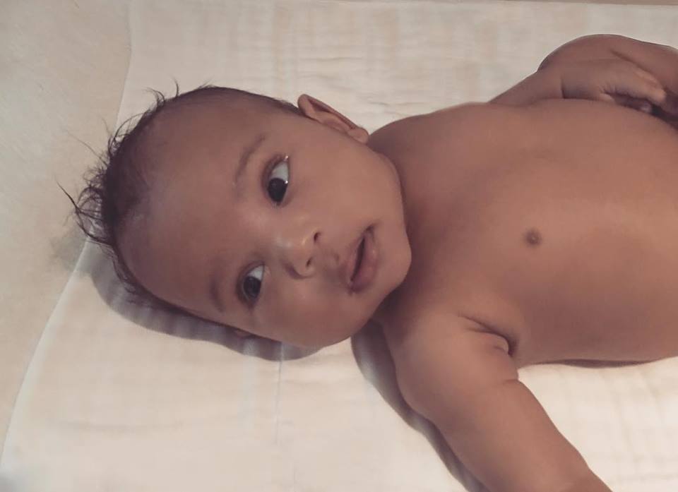 Finalmente le vemos la mirada al hijo de Kim Kardashian