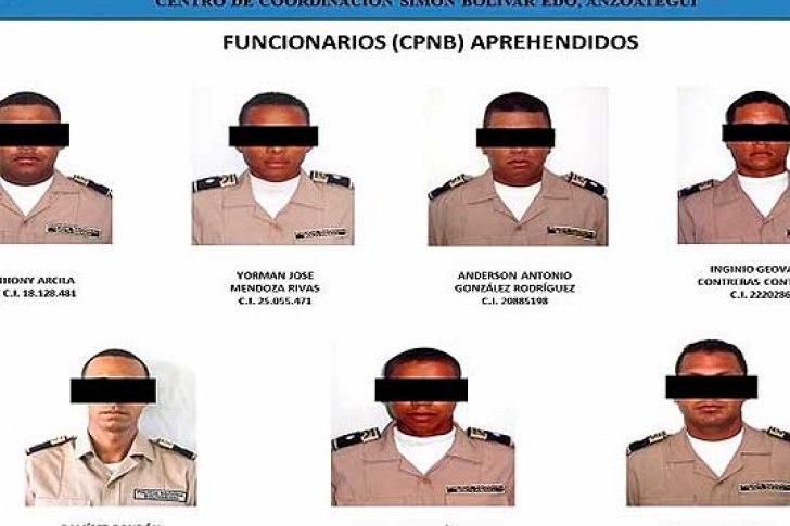 Detenidos 7 PNB por simular “Operación Gorgojo” para extorsionar