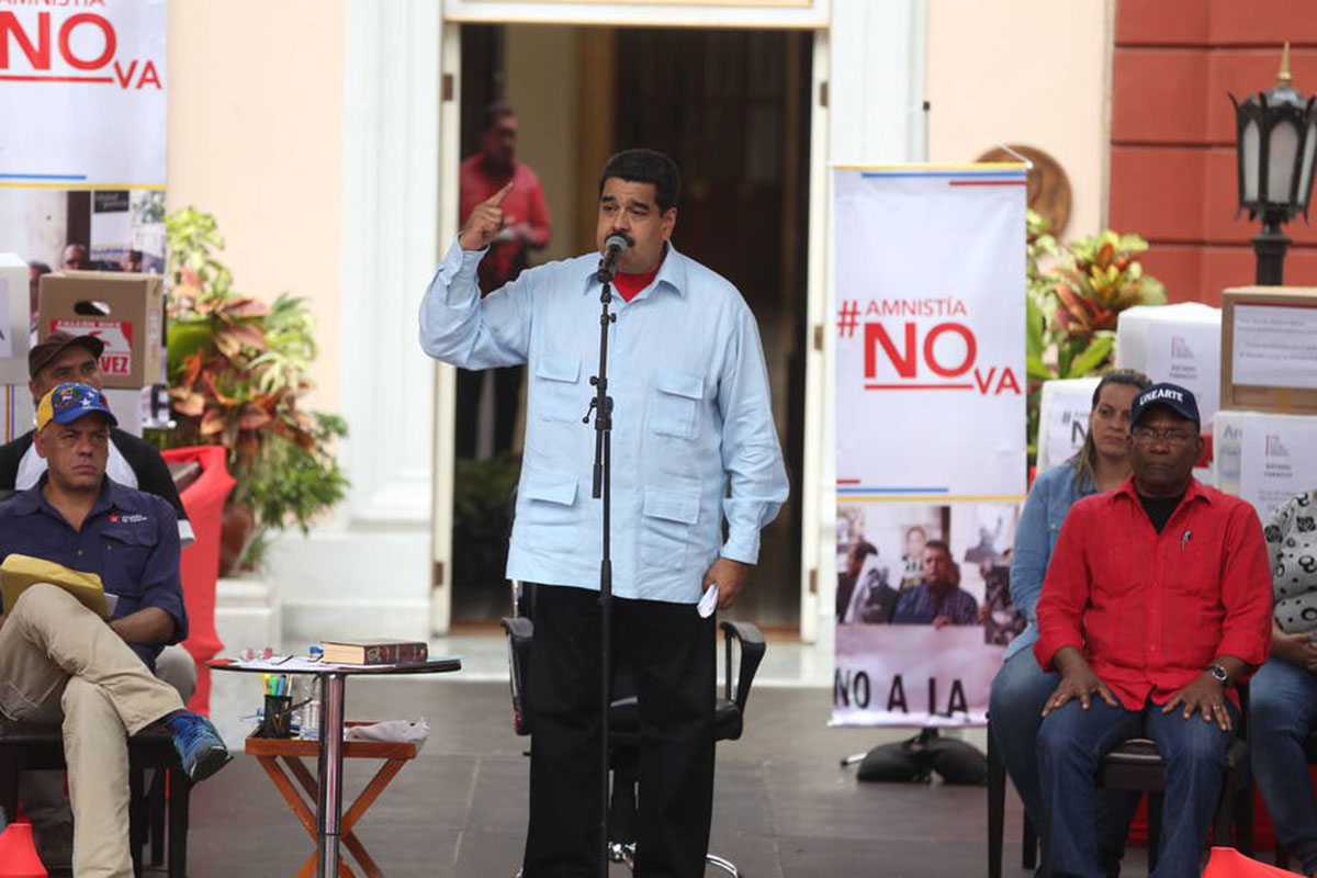 Maduro: Pedirá al TSJ declarar inconstitucional Ley de Amnistía