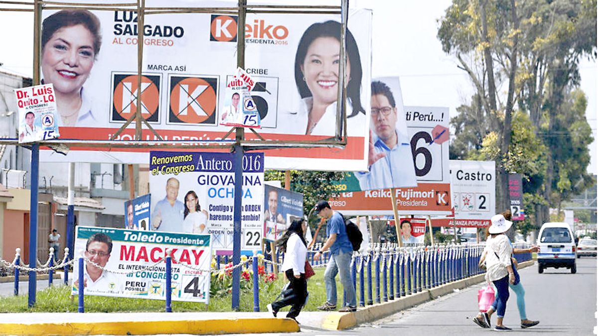 Peruanos van a las urnas de votación hoy