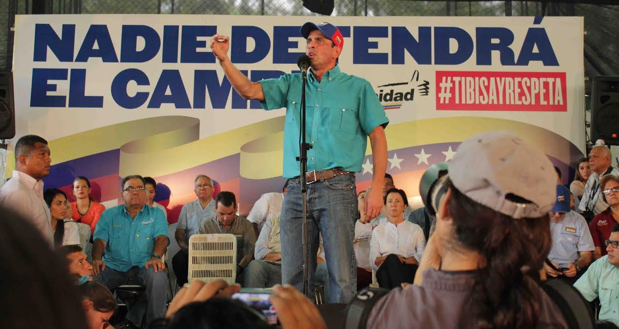 Capriles: El revocatorio es nuestro derecho y lo vamos a ejercer