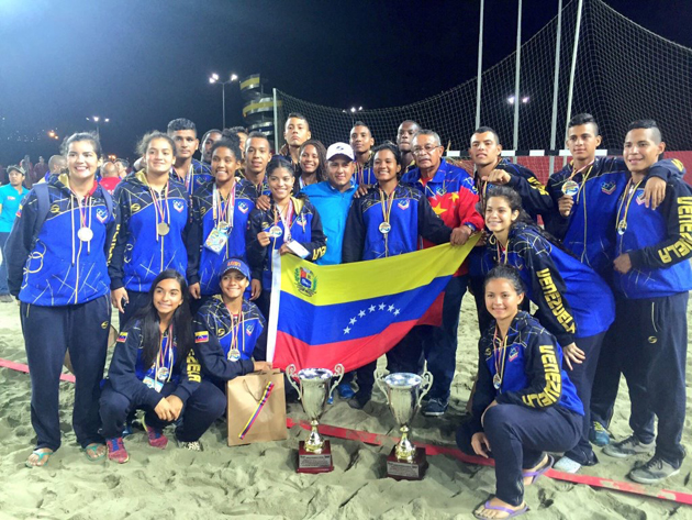 Venezuela campeona del Panamericano de Balonmano de Playa   