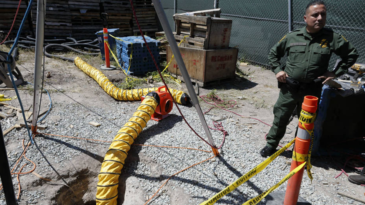 Descubren túnel para tráfico de drogas en frontera México – EEUU