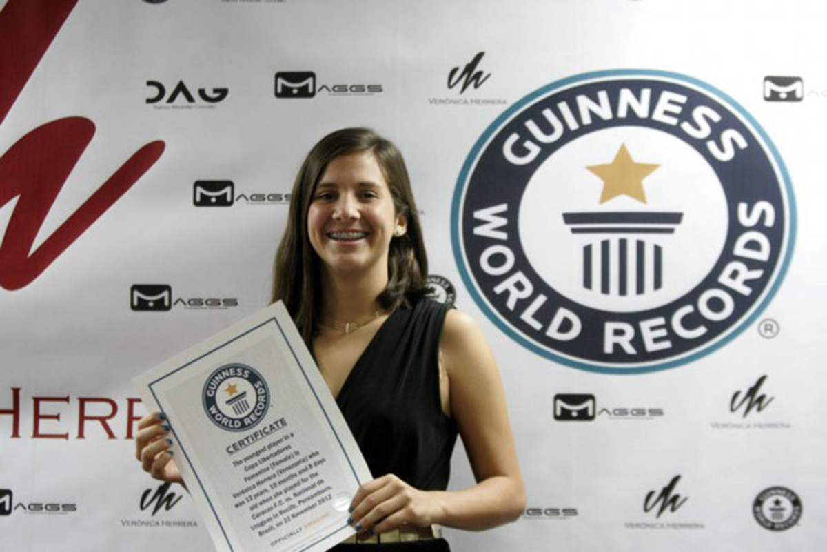 Verónica Herrera consiguió Récord Guinness