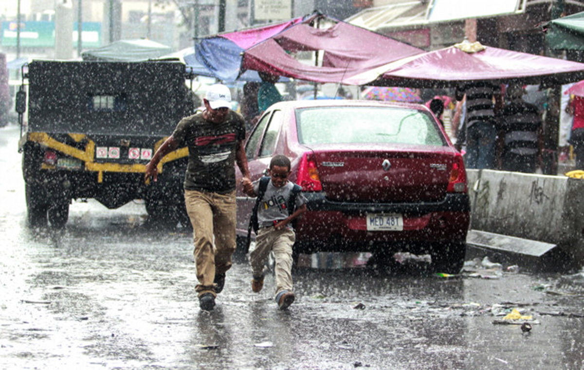 Inameh prevé lunes con lluvias débiles hacia el sur y occidente del país