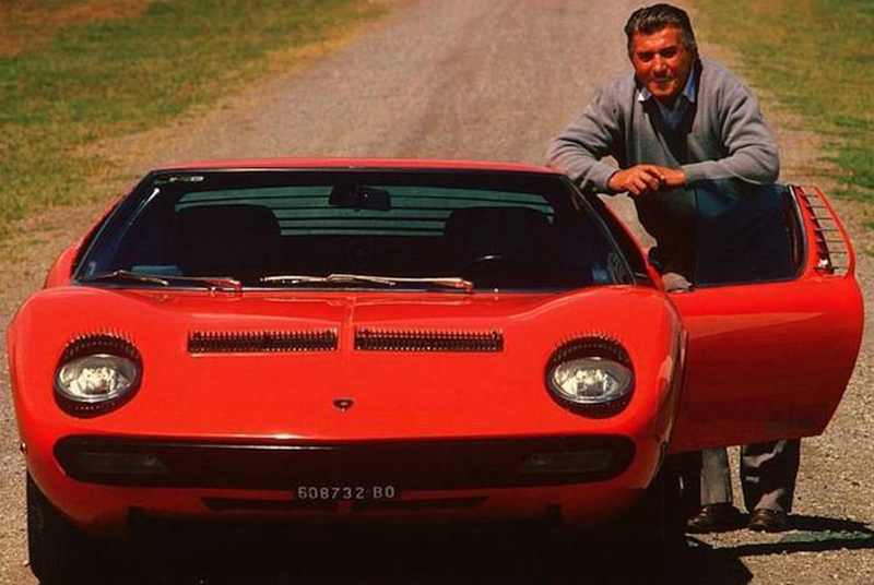 Ferruccio Lamborghini, el “agricultor” que vendió su Ferrari