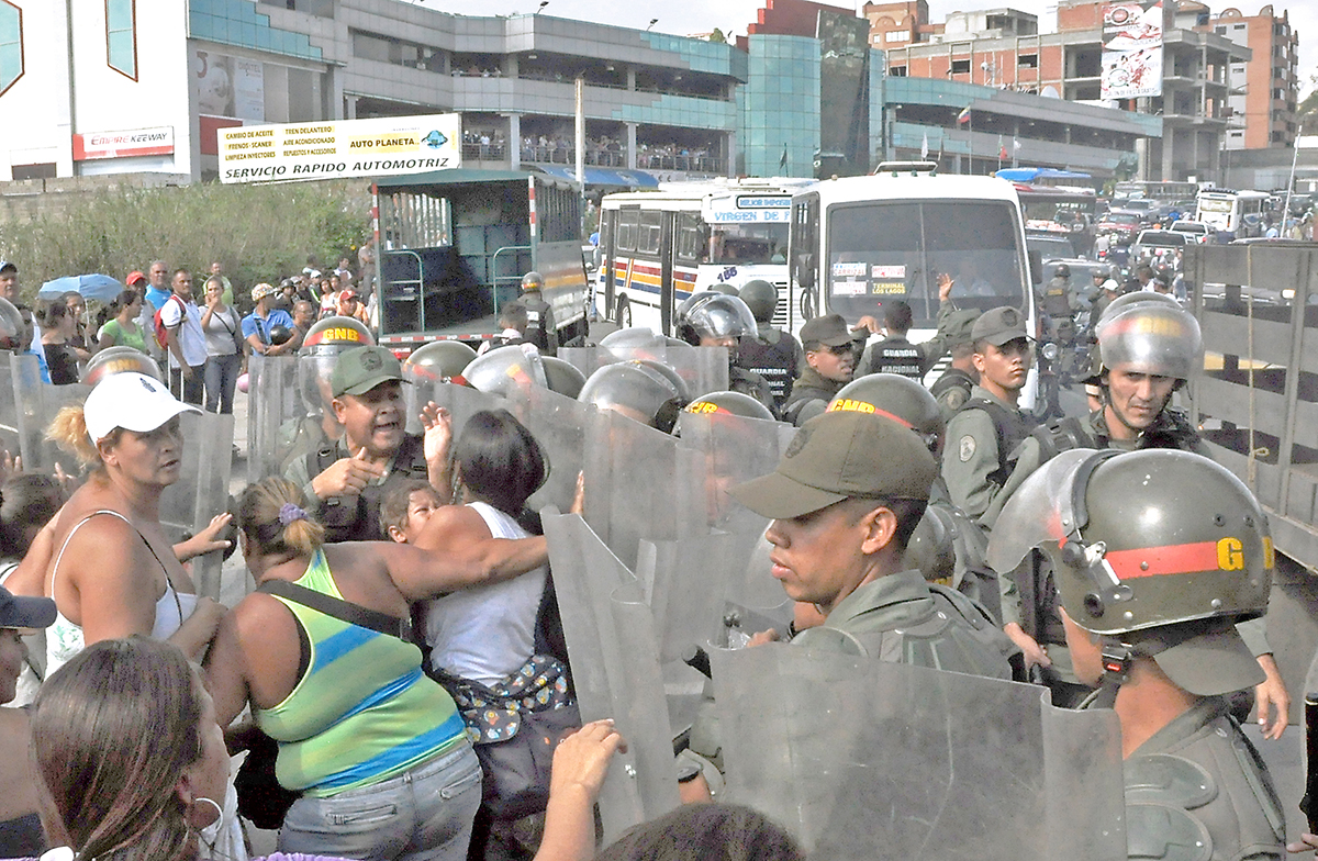 Se alzaron en la Panamericana por falta de comida