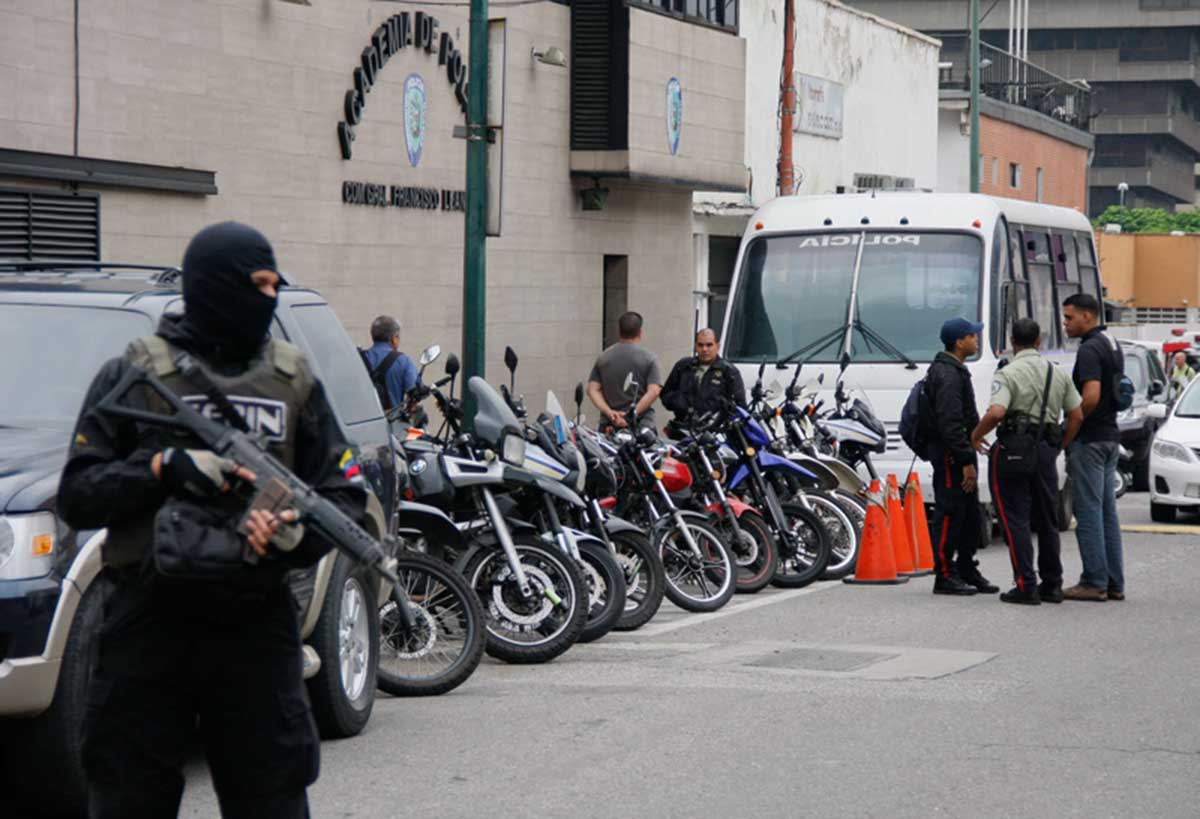 Intervenida la policía municipal de Chacao.