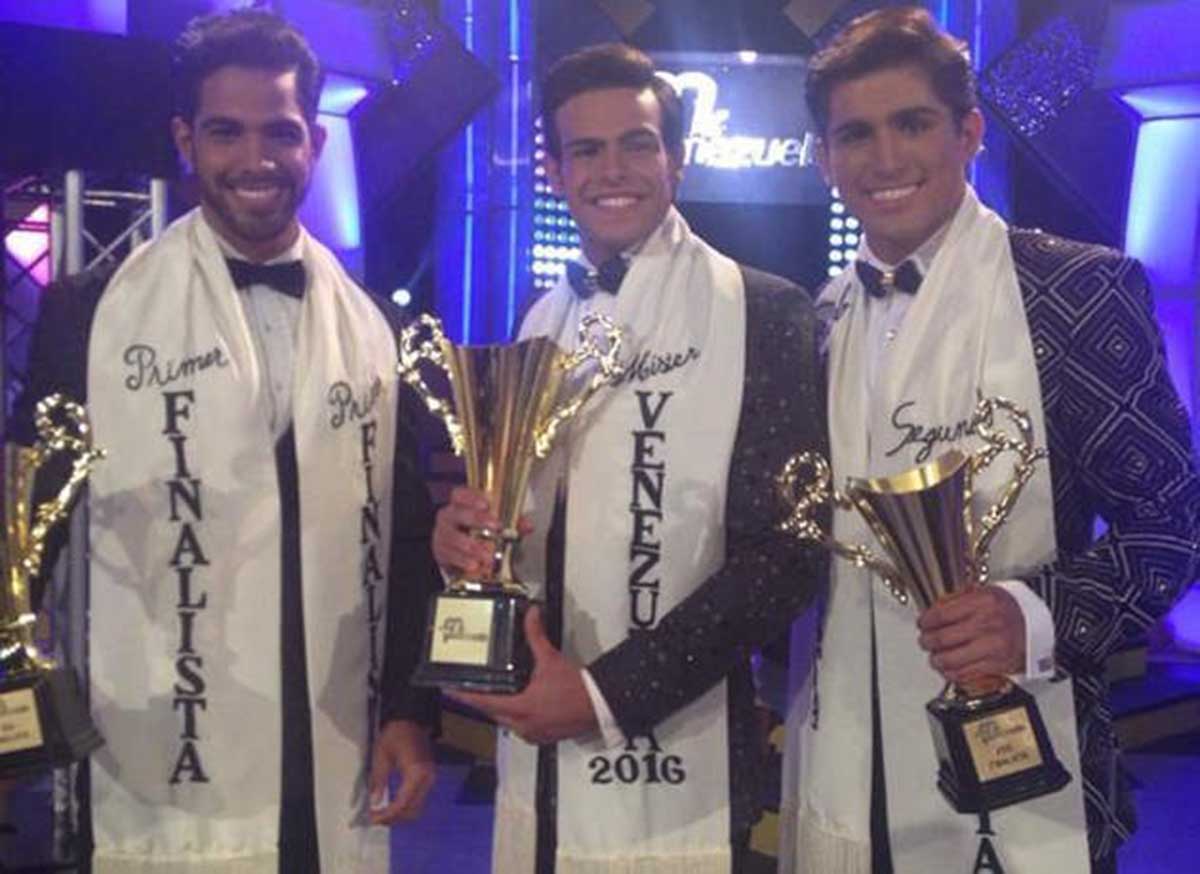 Renato Barabino se convirtió en Mister Venezuela 2016