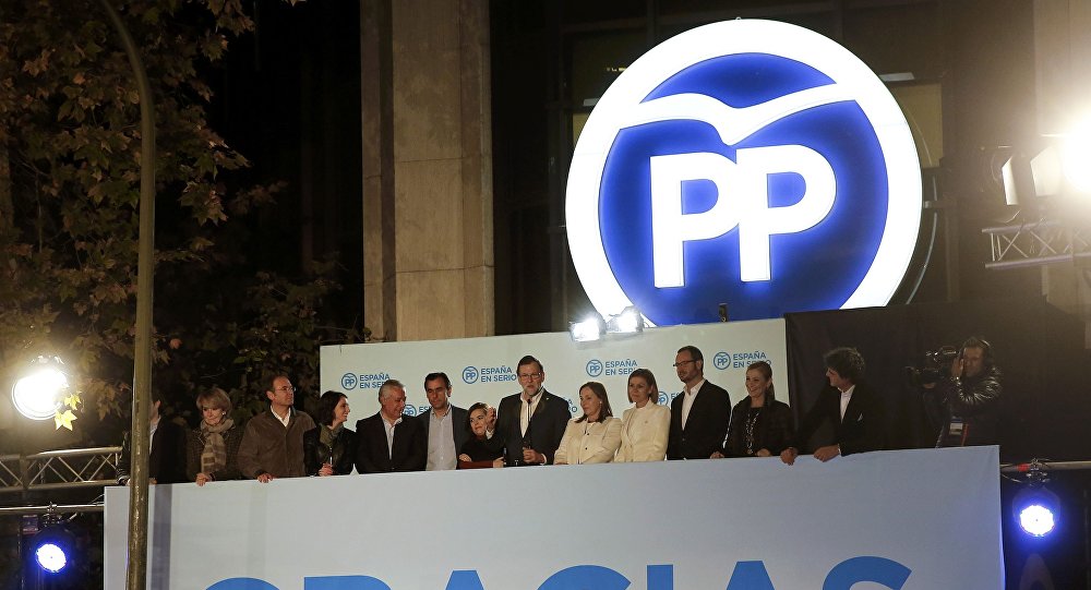Partido Popular gana elecciones en España