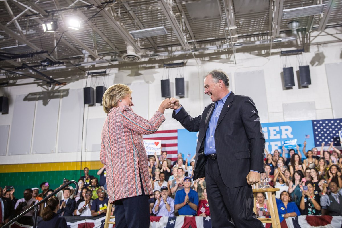 Tim Kaine es el compañero de fórmula de Clinton