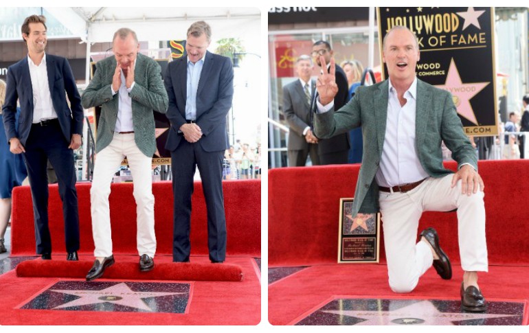 Michael Keaton ya tiene su estrella en el Paseo de la Fama de Hollywood