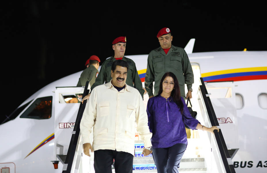 Maduro llegó a Cuba para acompañar a Fidel Castro en su cumpleaños