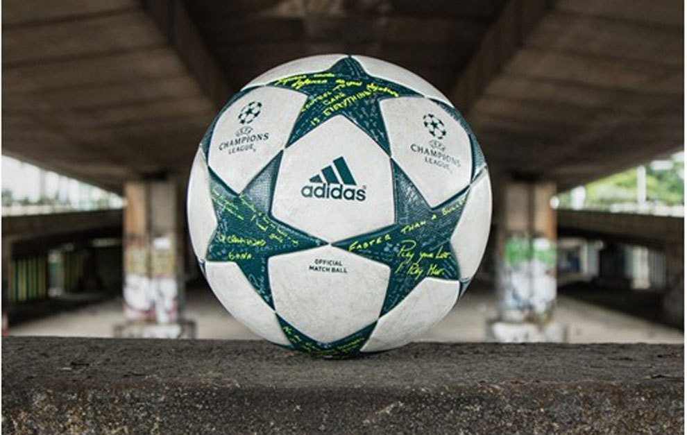 Presentan el nuevo balón de la Champions League