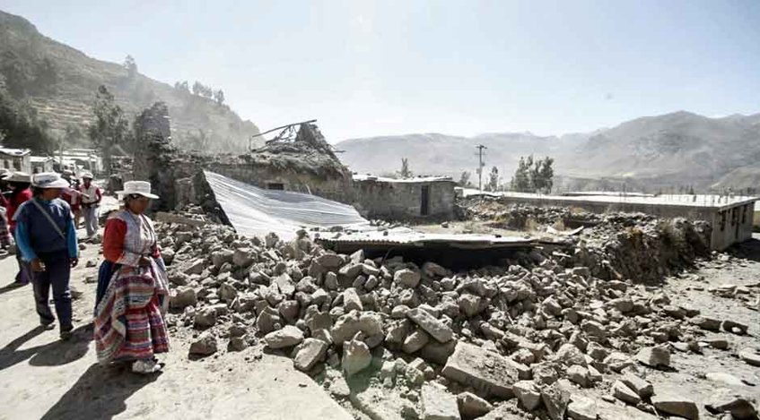 Perú decreta estado de emergencia en zona afectada por terremoto