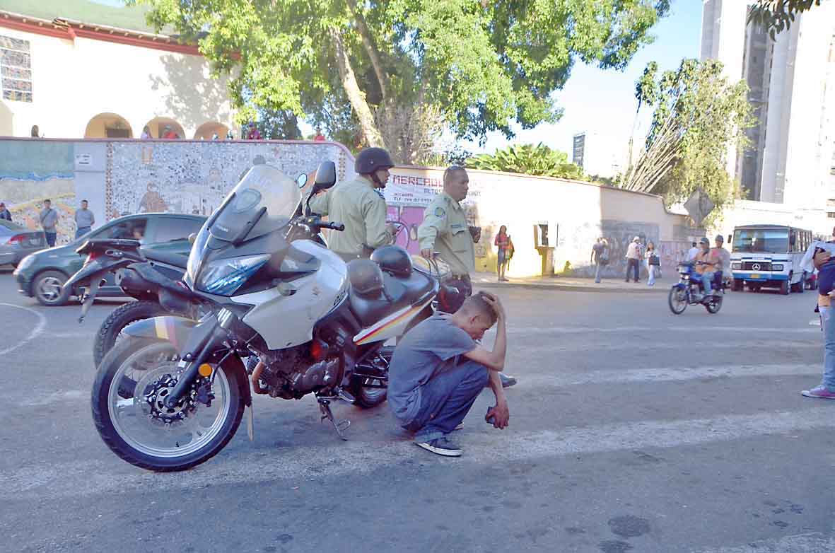 Intentaron linchar a dos choros en Los Teques