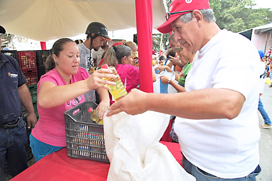 Distribuyeron 152 toneladas de comida en Guaicaipuro