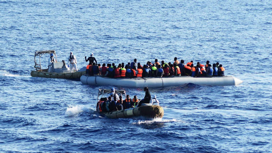 Italia rescató a 6.500 inmigrantes en el Mediterráneo