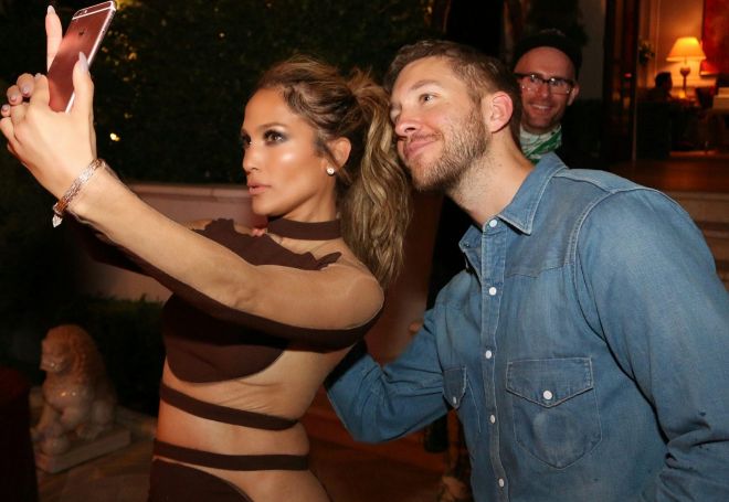 JLO estaría empatada con Calvin Harris