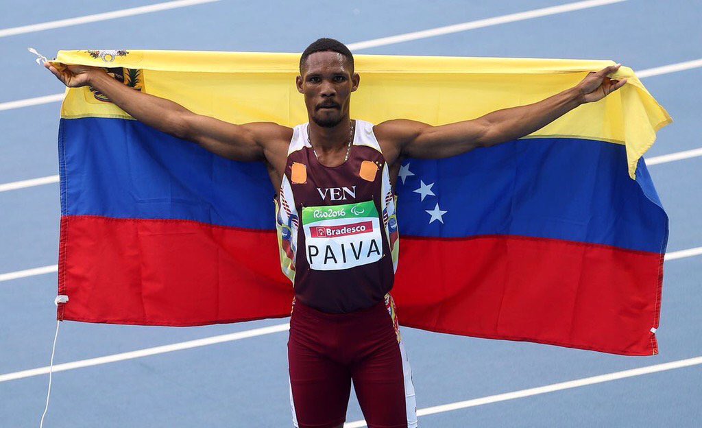 Luis Paiva ganó medalla de plata para Venezuela en atletismo paralímpico