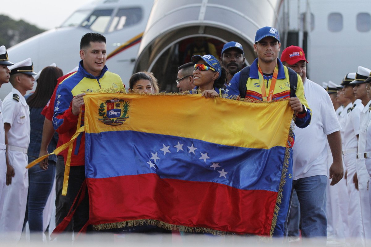 Atletas paralímpicos regresaron a Venezuela con 6 medallas y 23 diplomas