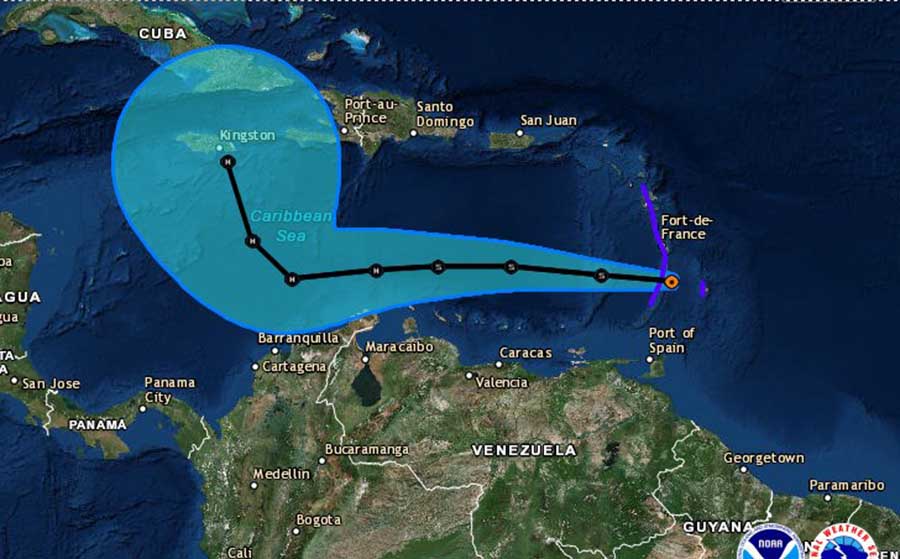 Tormenta Matthew se convierte en huracán en el Mar Caribe