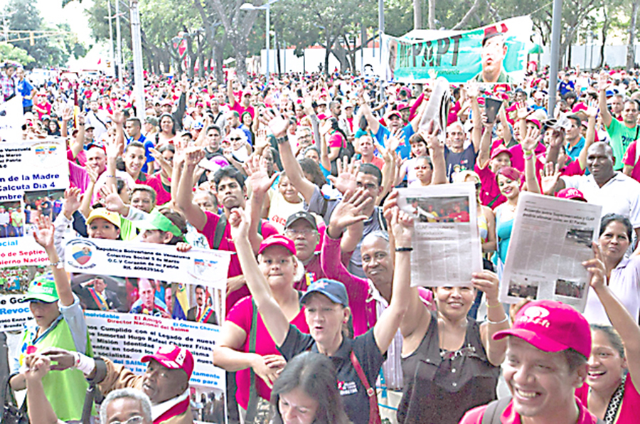 Chavismo ratificó su compromiso con la paz