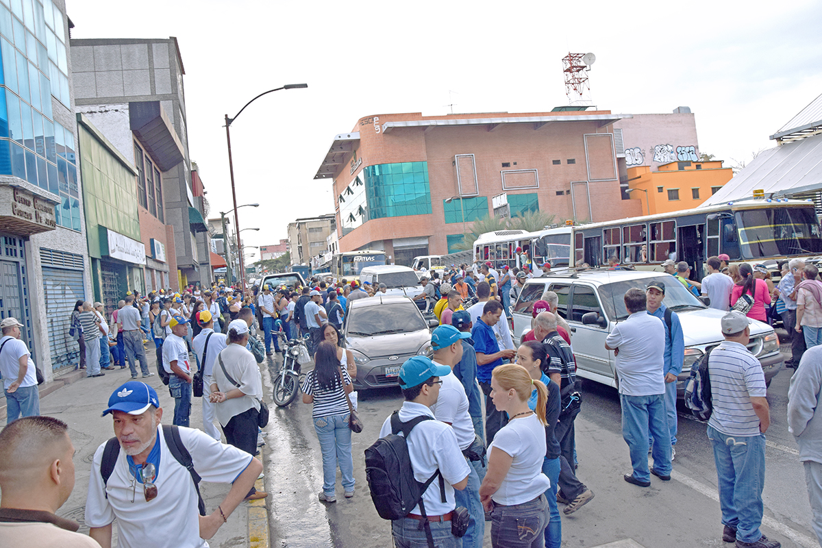 Oposición de los Altos superó los obstáculos para llegar a Caracas