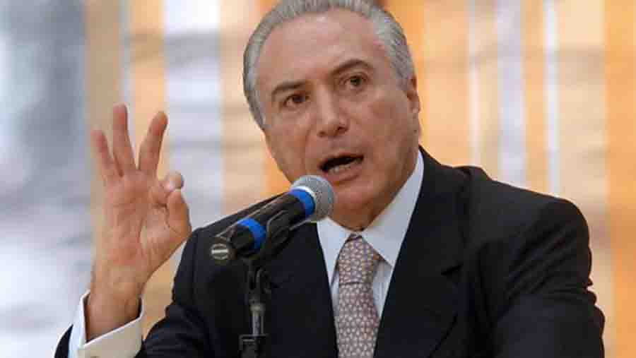 Temer prometió que Brasil volverá a crecer