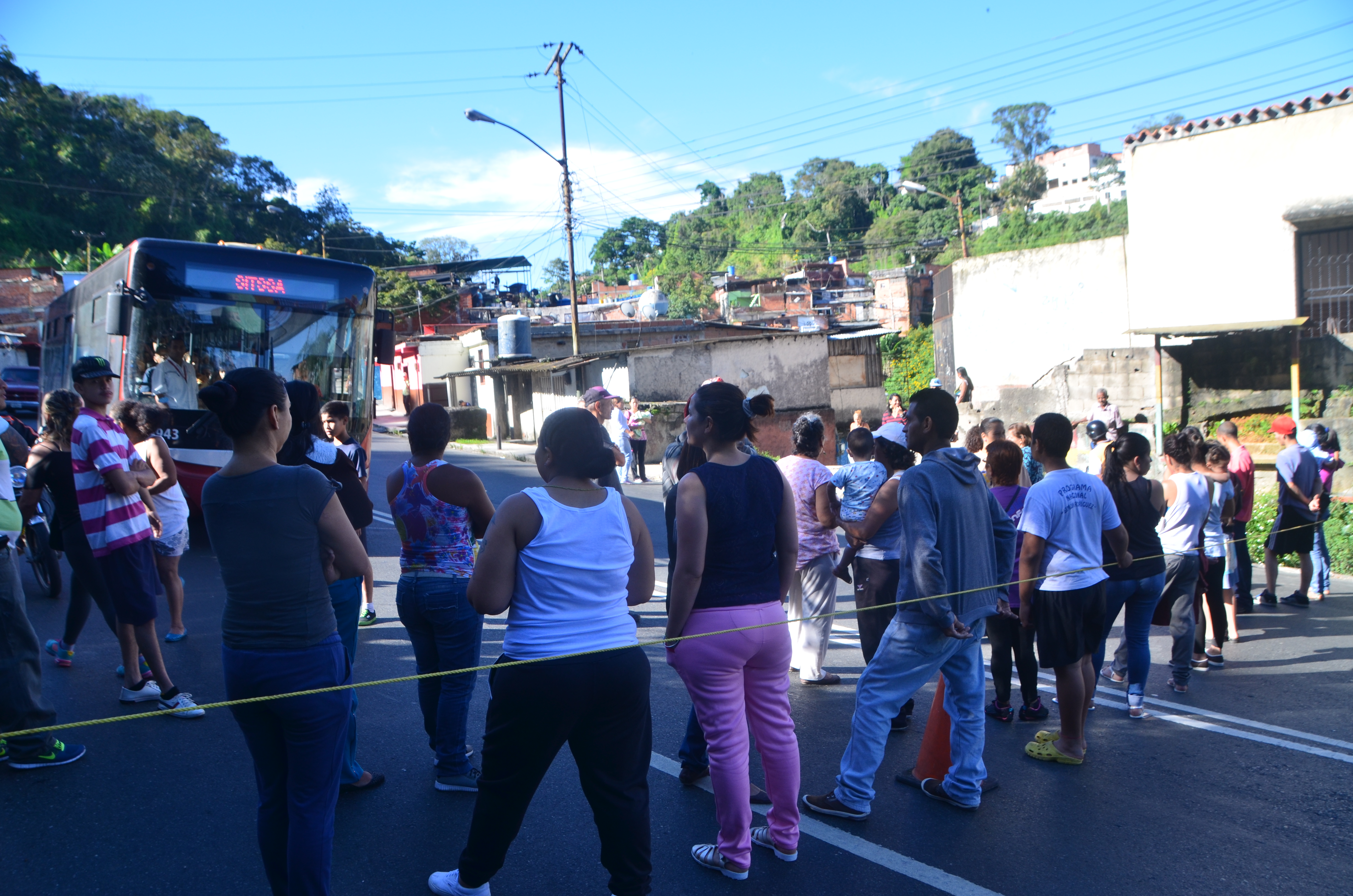 Protesta por bolsas CLAP chucutas