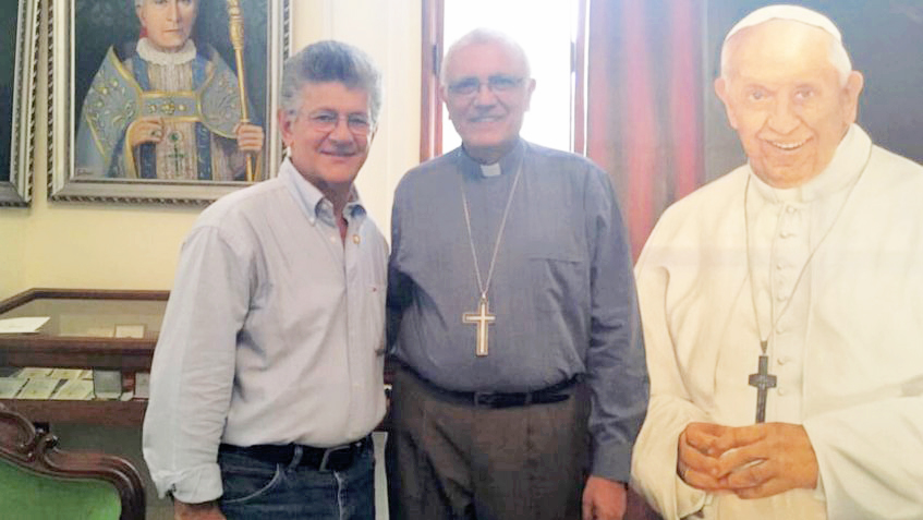 Allup se reunió con el cardenal Baltazar Porras