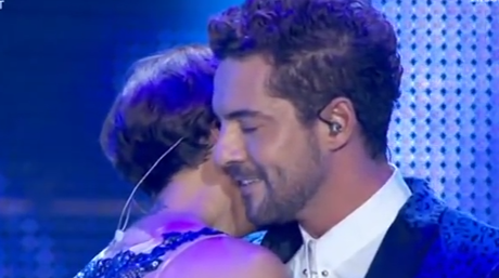 David Bisbal rechazó un beso de Chenoa en pleno escenario