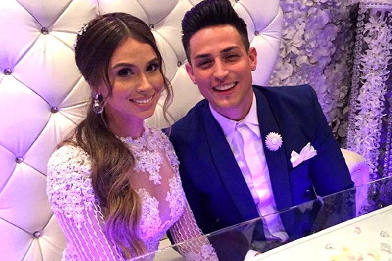 Aran y Rosmeri celebraron su primer mes de casados