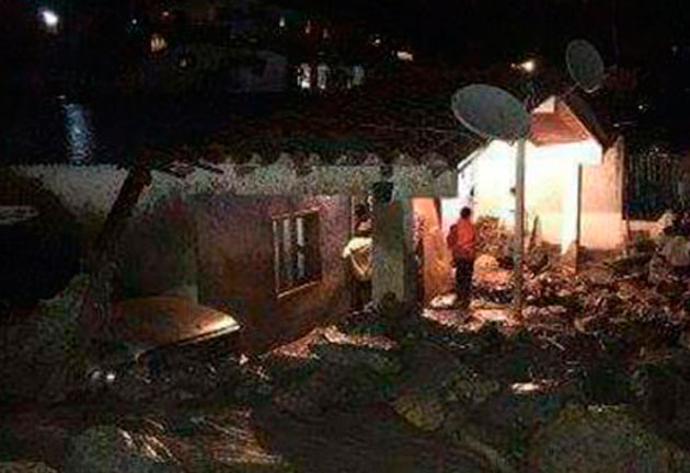60 viviendas afectadas deja desbordamiento de quebradas en Mérida