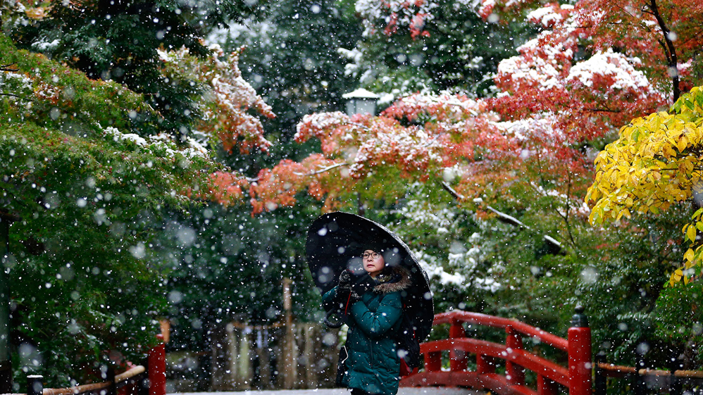 Cae en Tokio la primera nevada después de 54 años