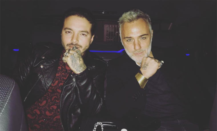 El “bailecito” de J Balvin con el multimillonario Gianluca Vacchi (Video)