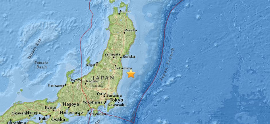 Alerta de tsunami en Fukushima tras sismo de 6,9