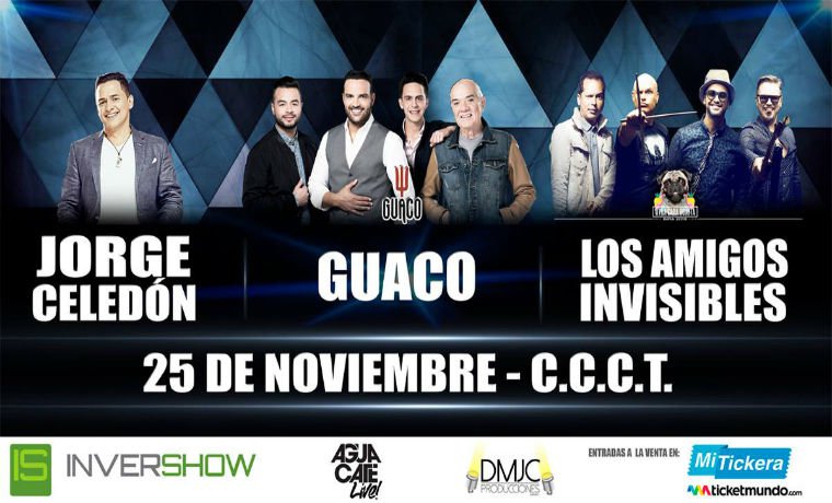 Tres grandes de la música juntos en el CCCT