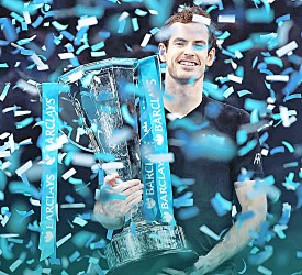 Andy Murray cerró el año con broche de oro