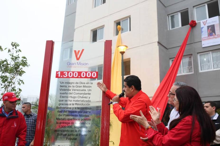 Maduro entregó la vivienda 1.300.000